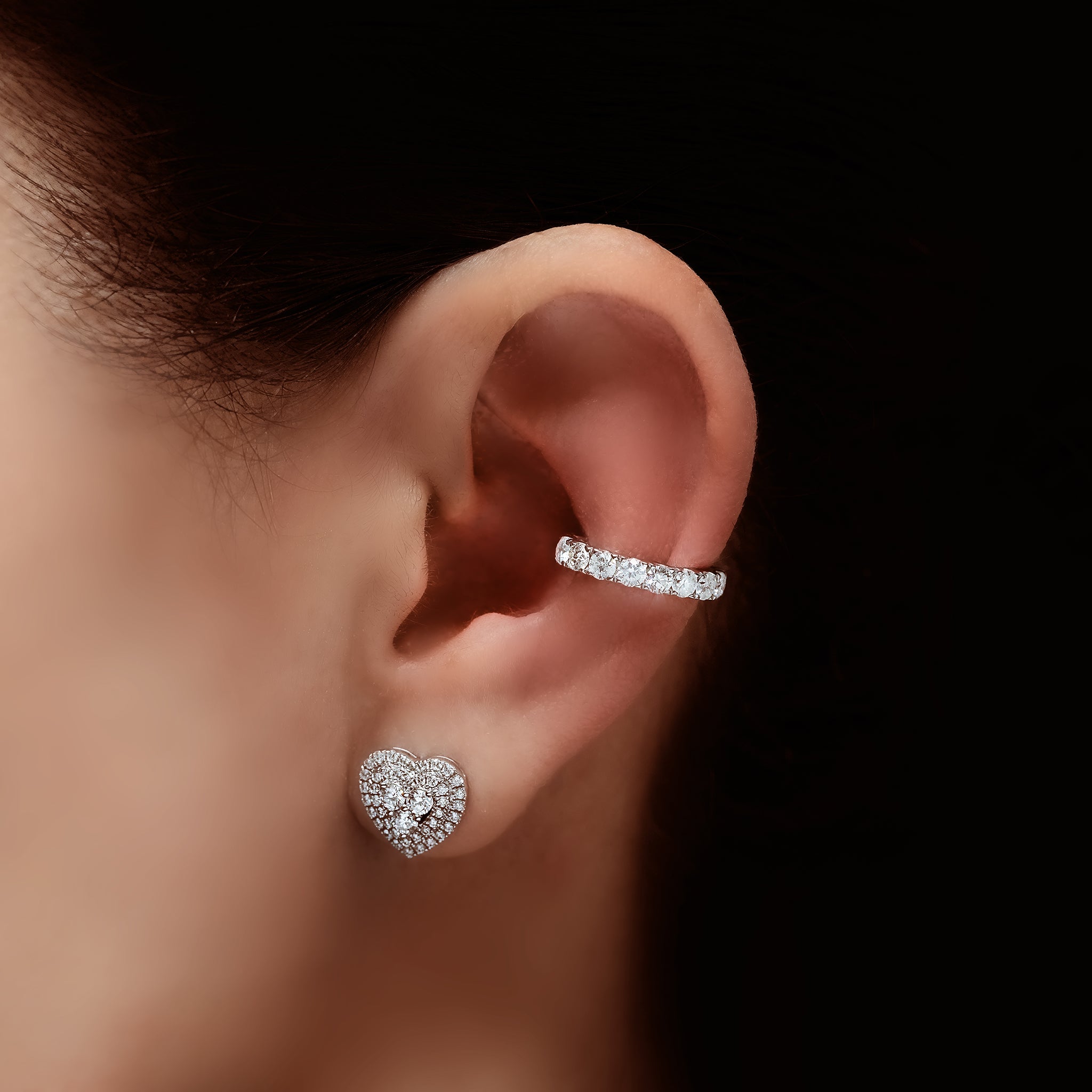 Piercing Diamond ouro 18k e diamante
