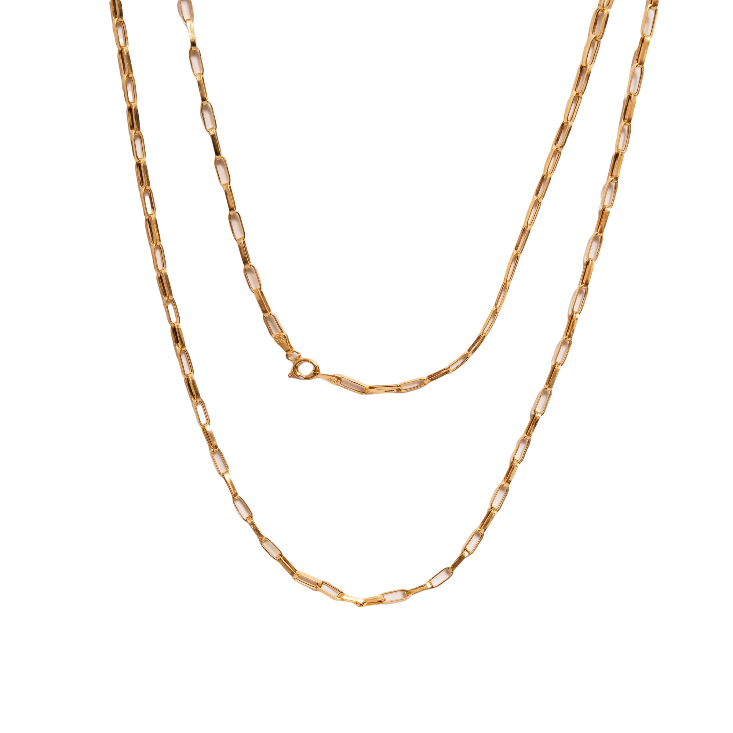 Corrente masculina veneziana ouro 18k
