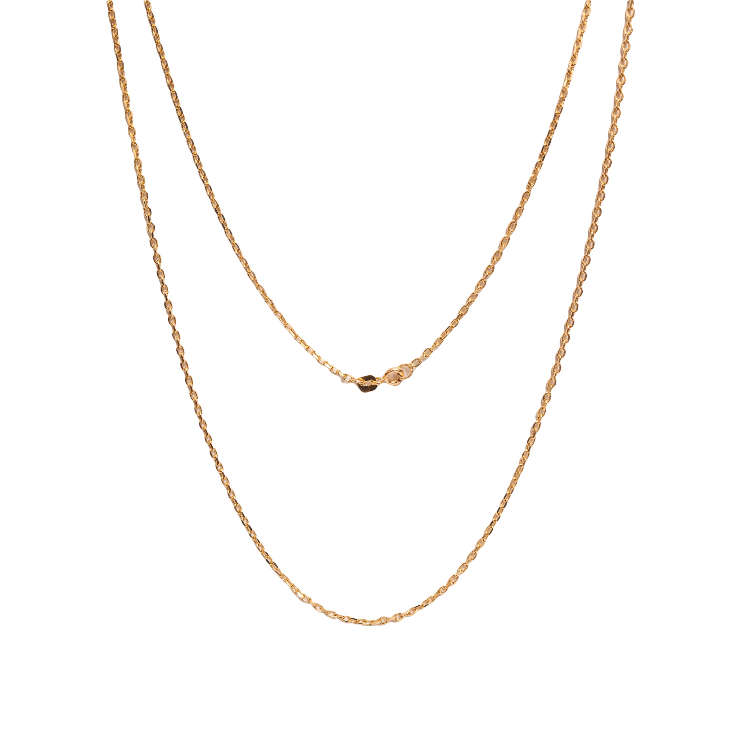 Corrente masculina cartier diamantada ouro 18k