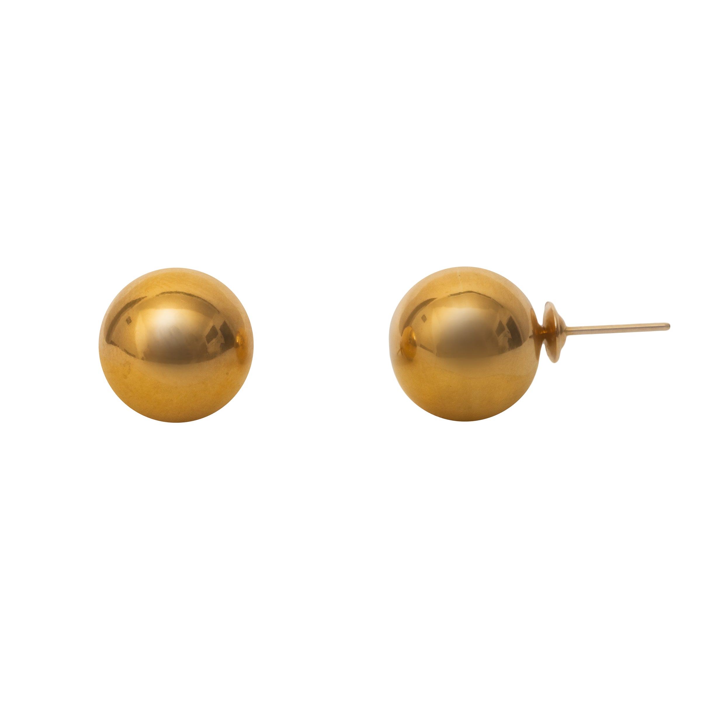 Brinco Bola em Ouro 18K