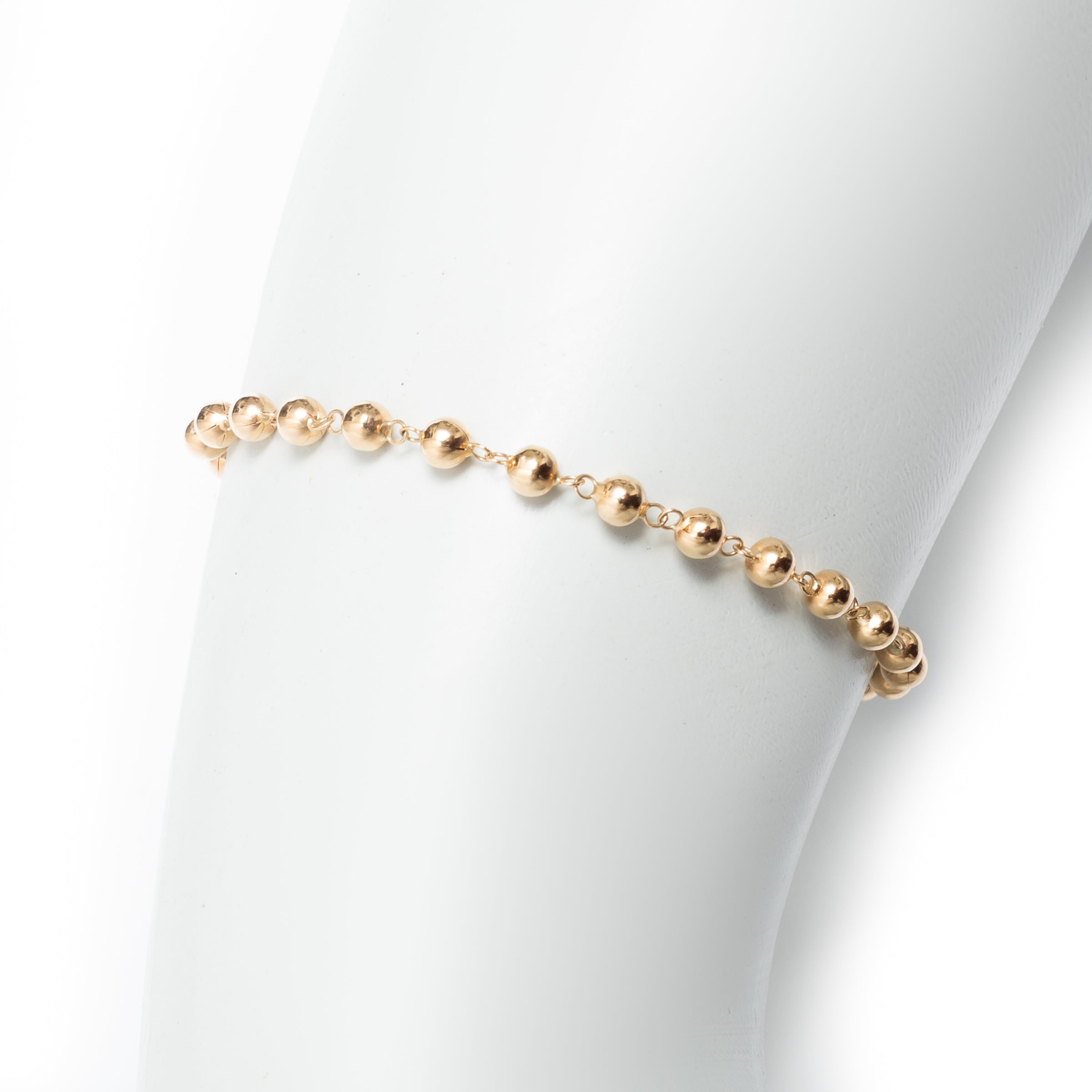 Pulseira Bolas Juntas em Ouro 18K