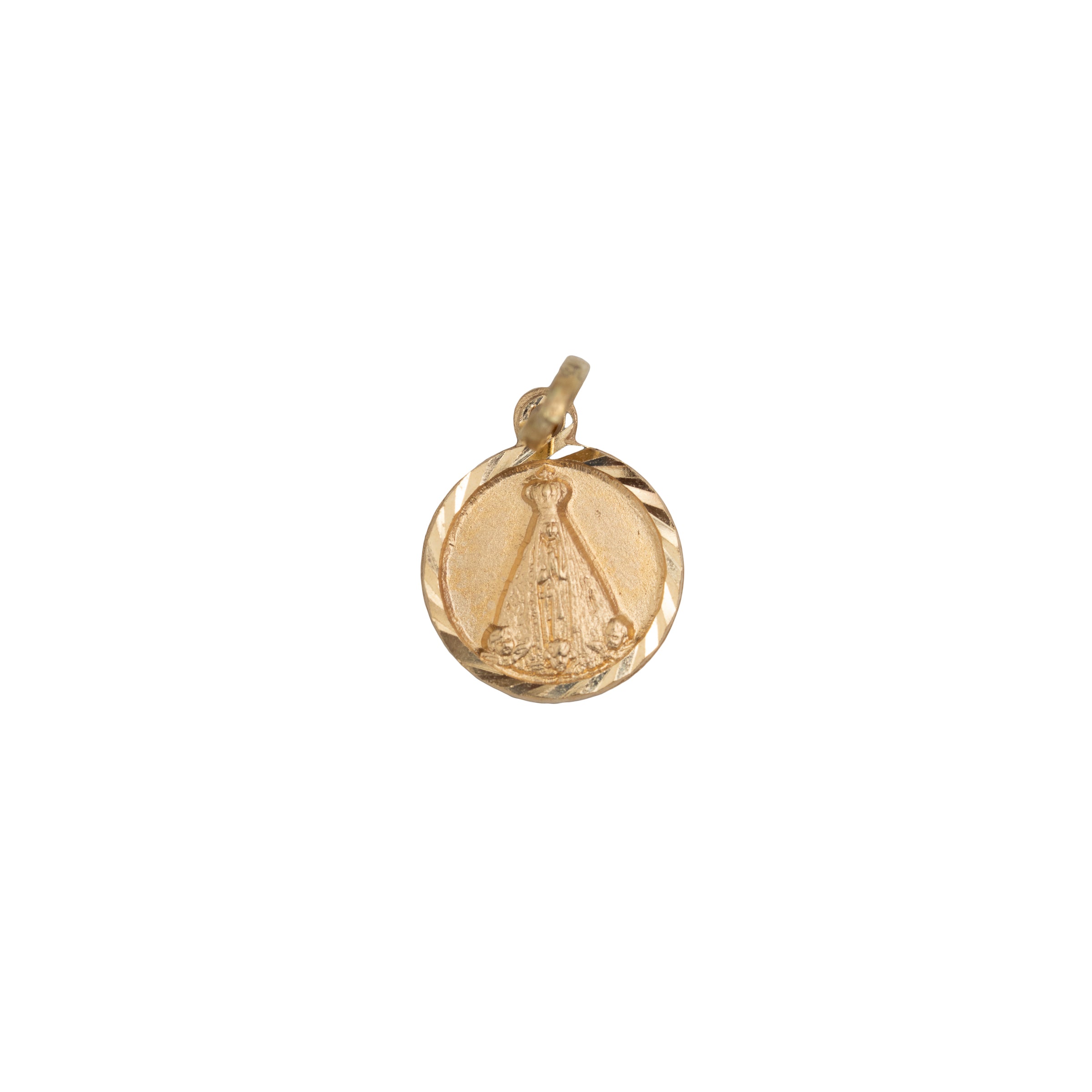 Pingente Medalha Nossa Senhora Aparecida Ouro 18K