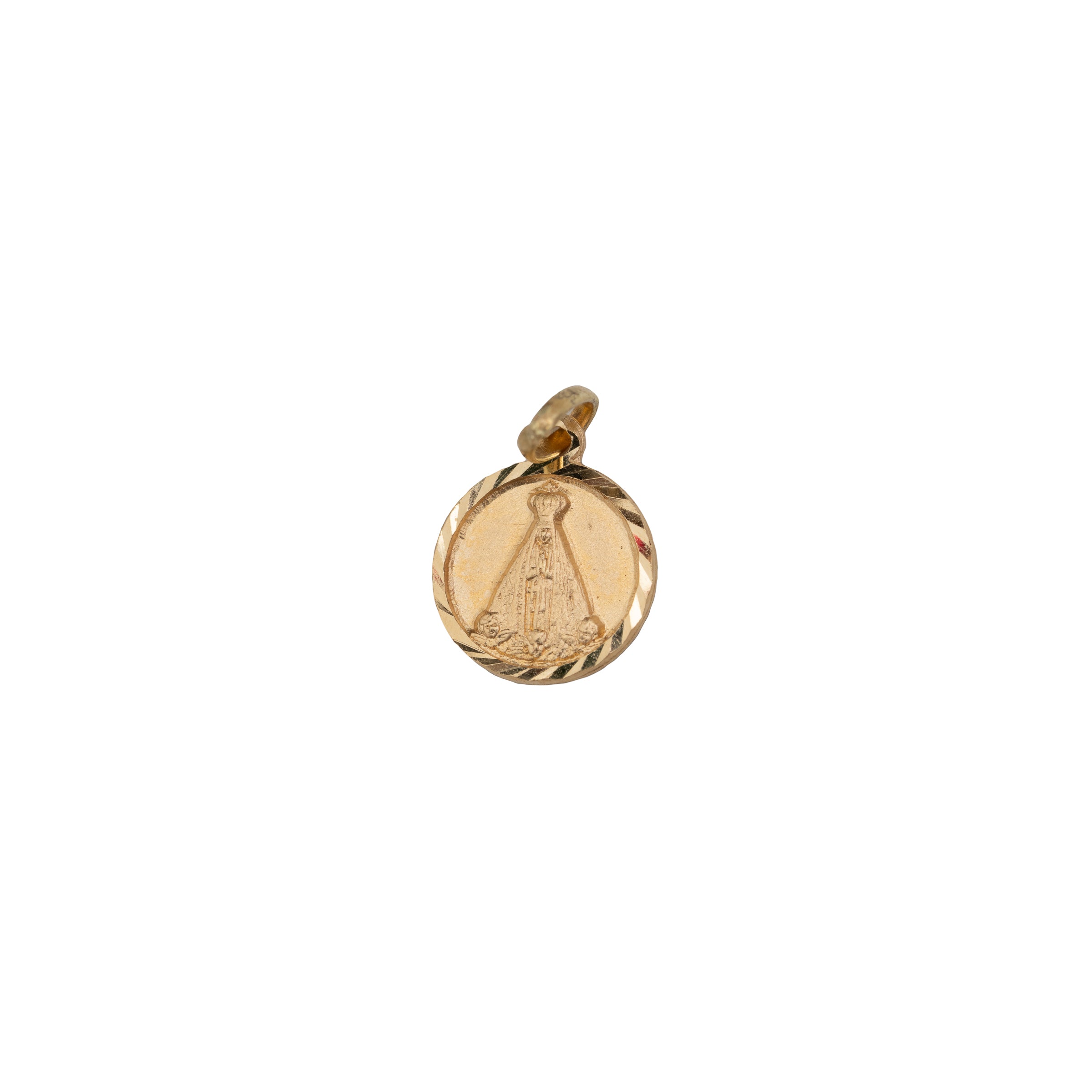 Pingente Medalha Nossa Senhora Aparecida Ouro 18K