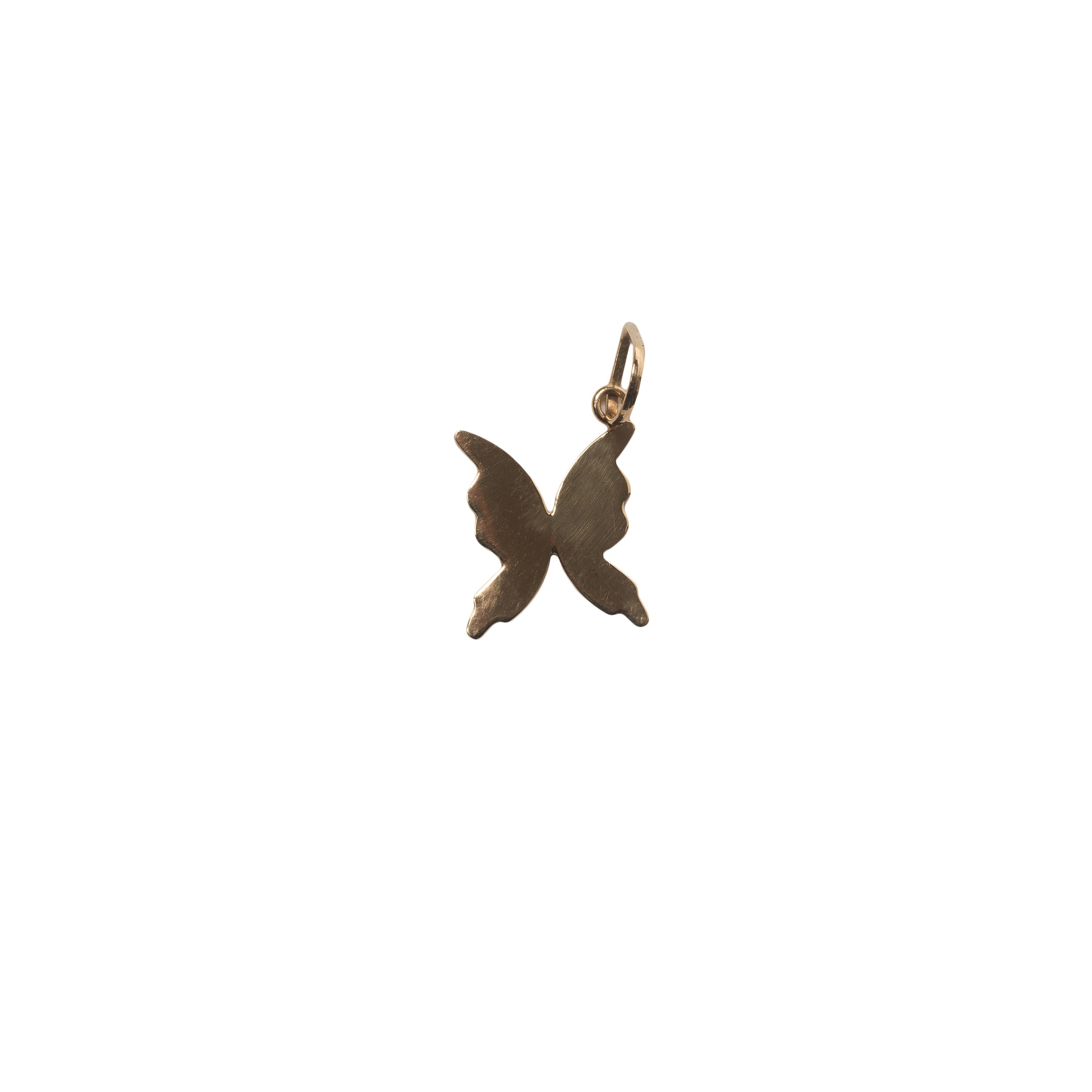 Pingente Borboleta Lisa Ouro 18K