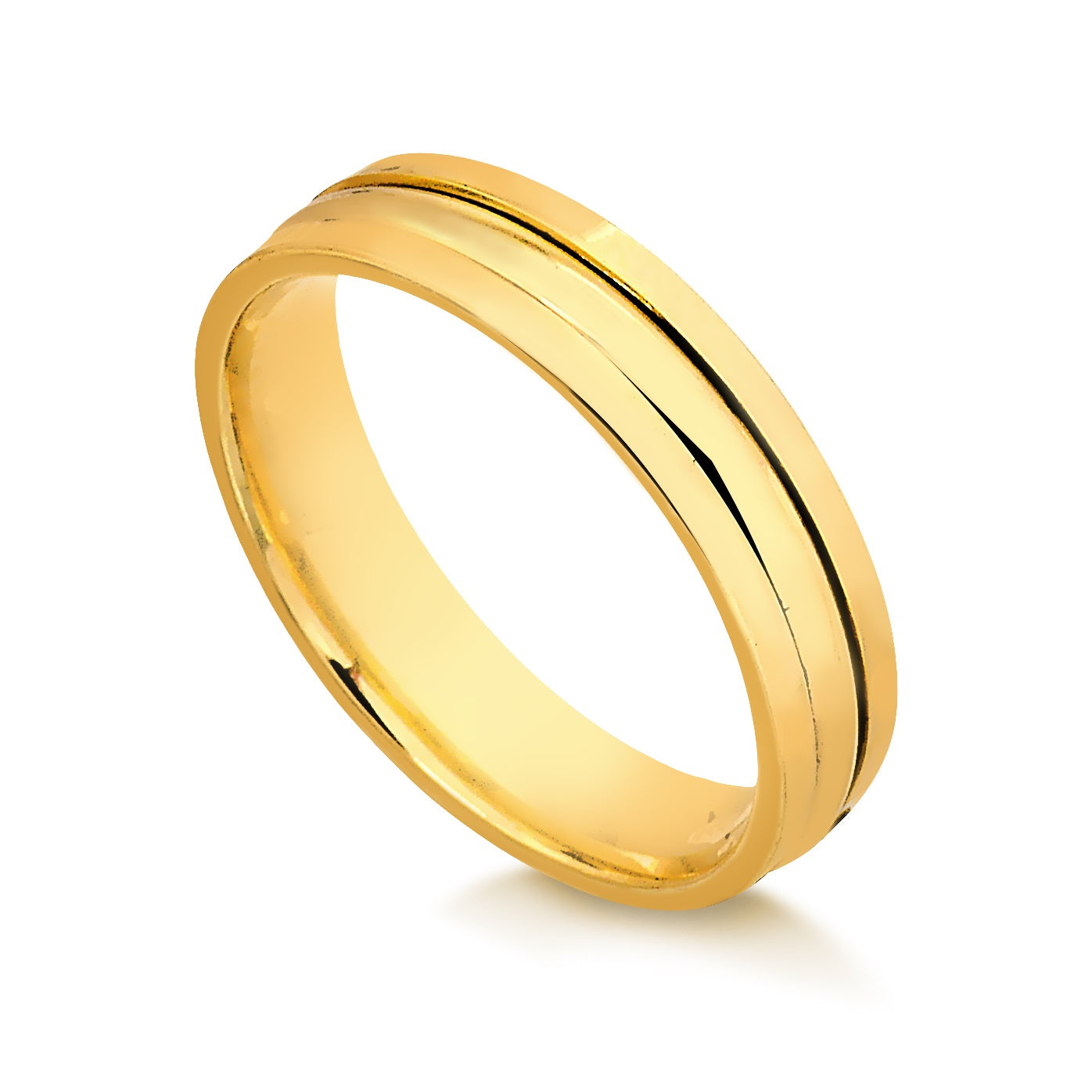 Aliança 5,20mm Ouro 18K Confort