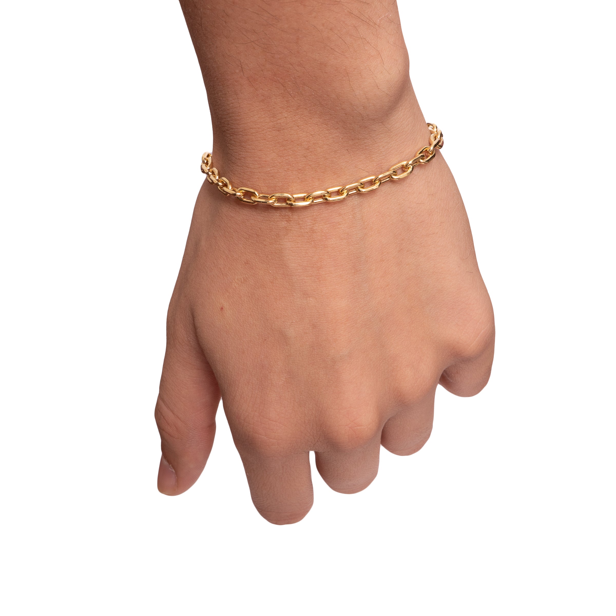 Pulseira masculina cartier ouro 18k