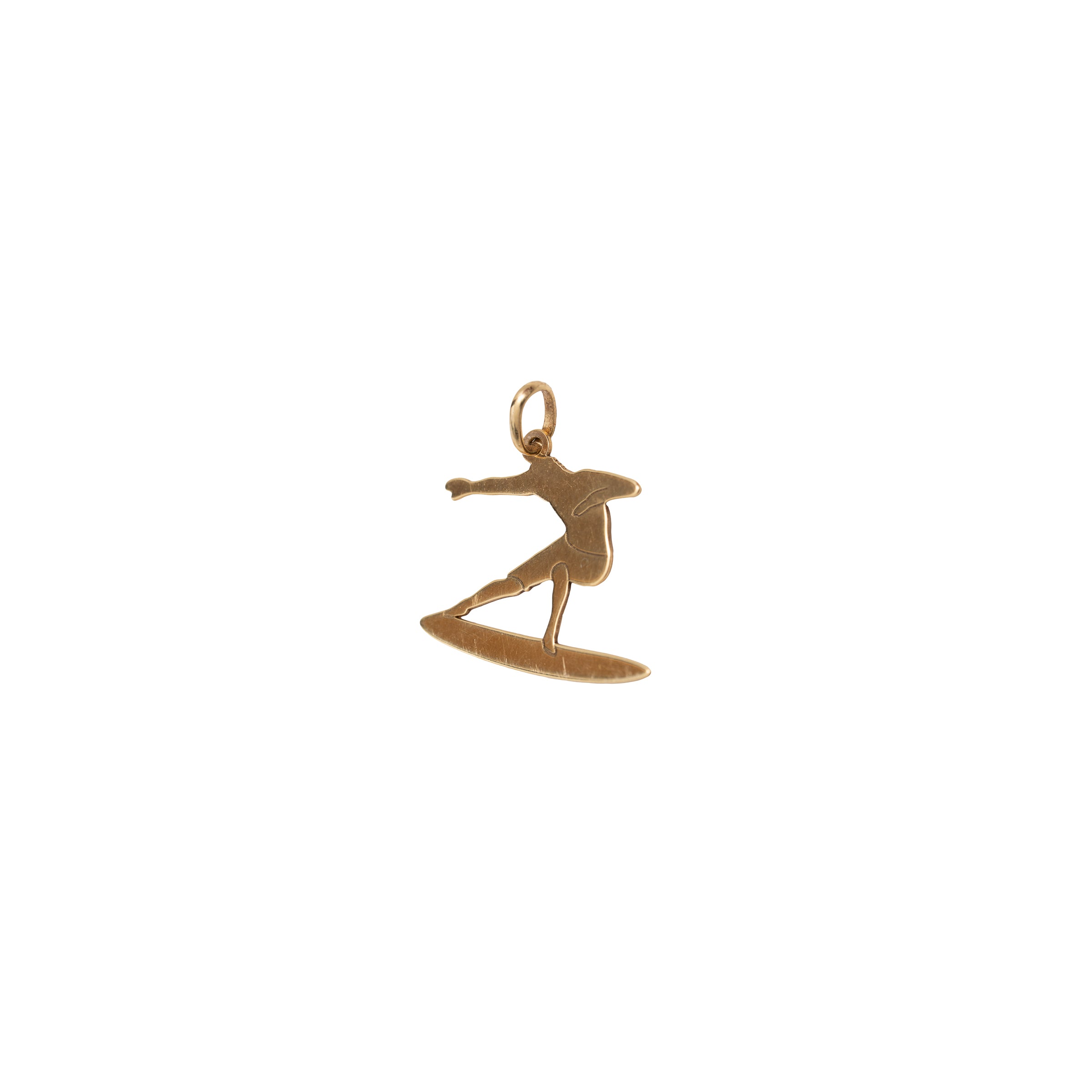 Pingente Surfista Ouro 18K