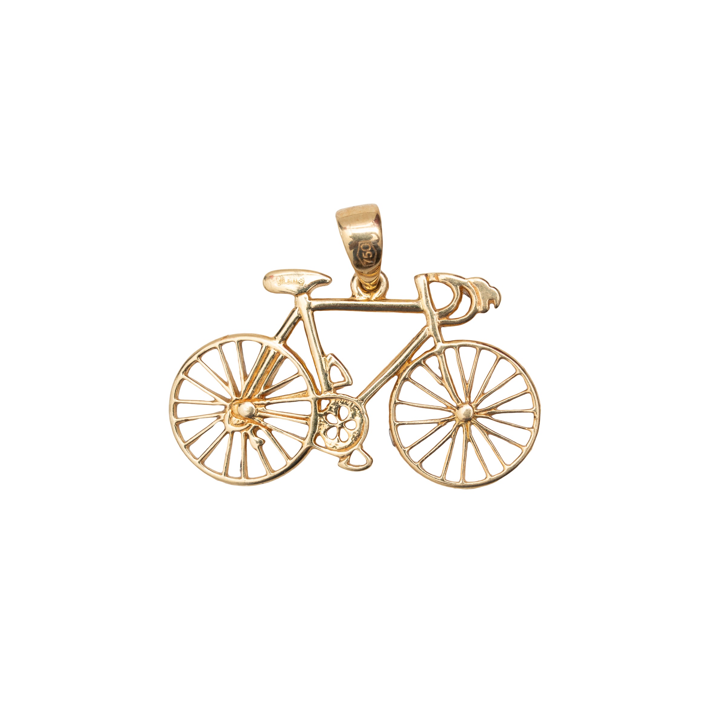 Pingente Bicicleta Ouro 18K