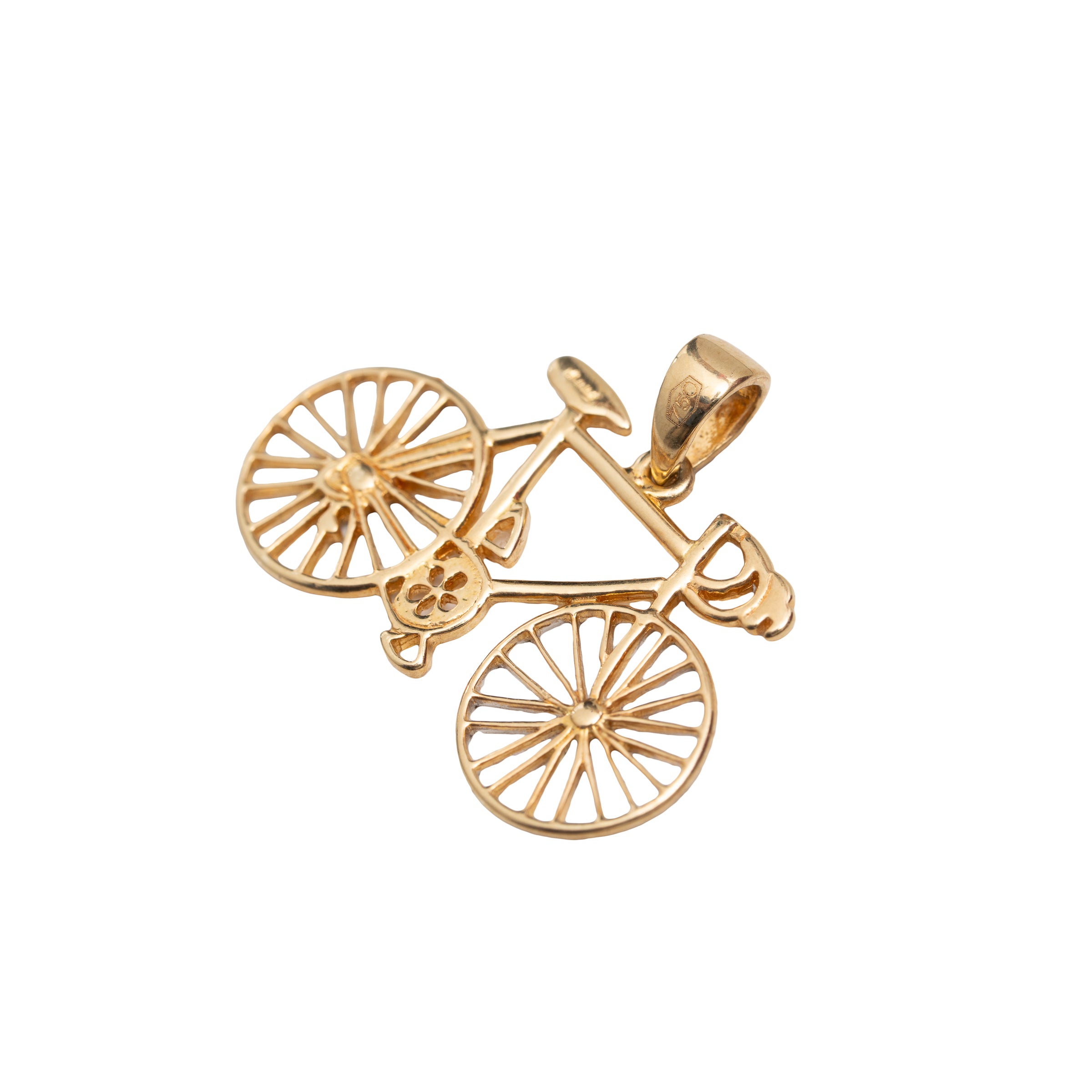 Pingente Bicicleta Ouro 18K