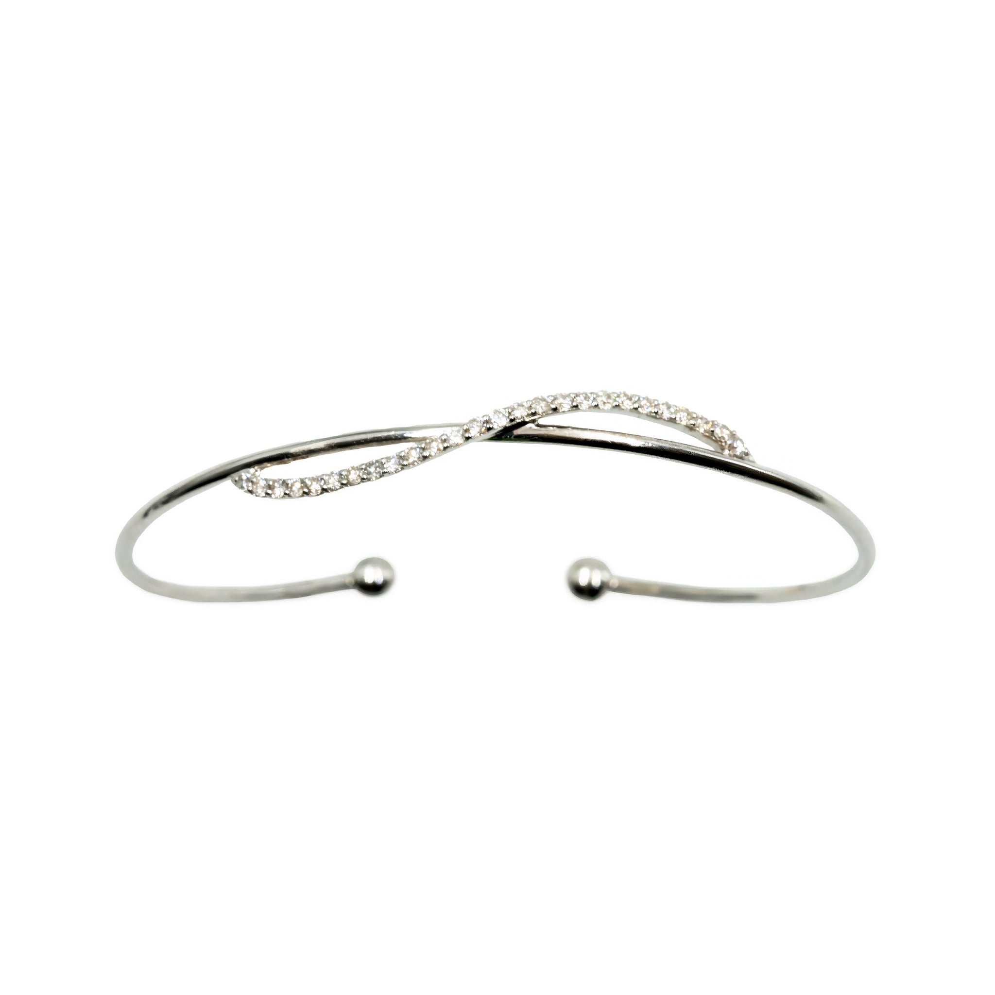 Pulseira Infinite ouro 18k e Infinito de diamante