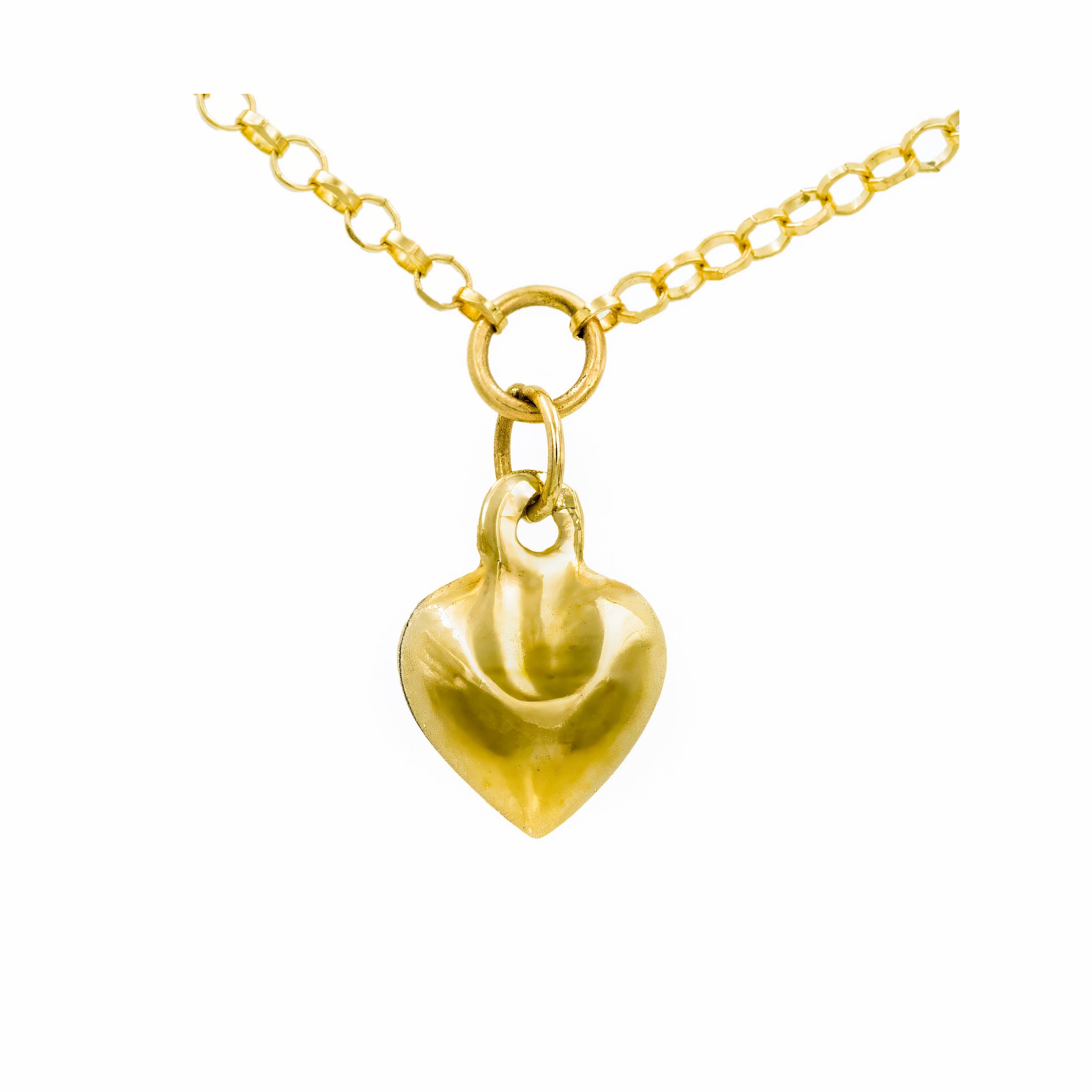 Gargantilha ou choker Mix de corações ouro 18k