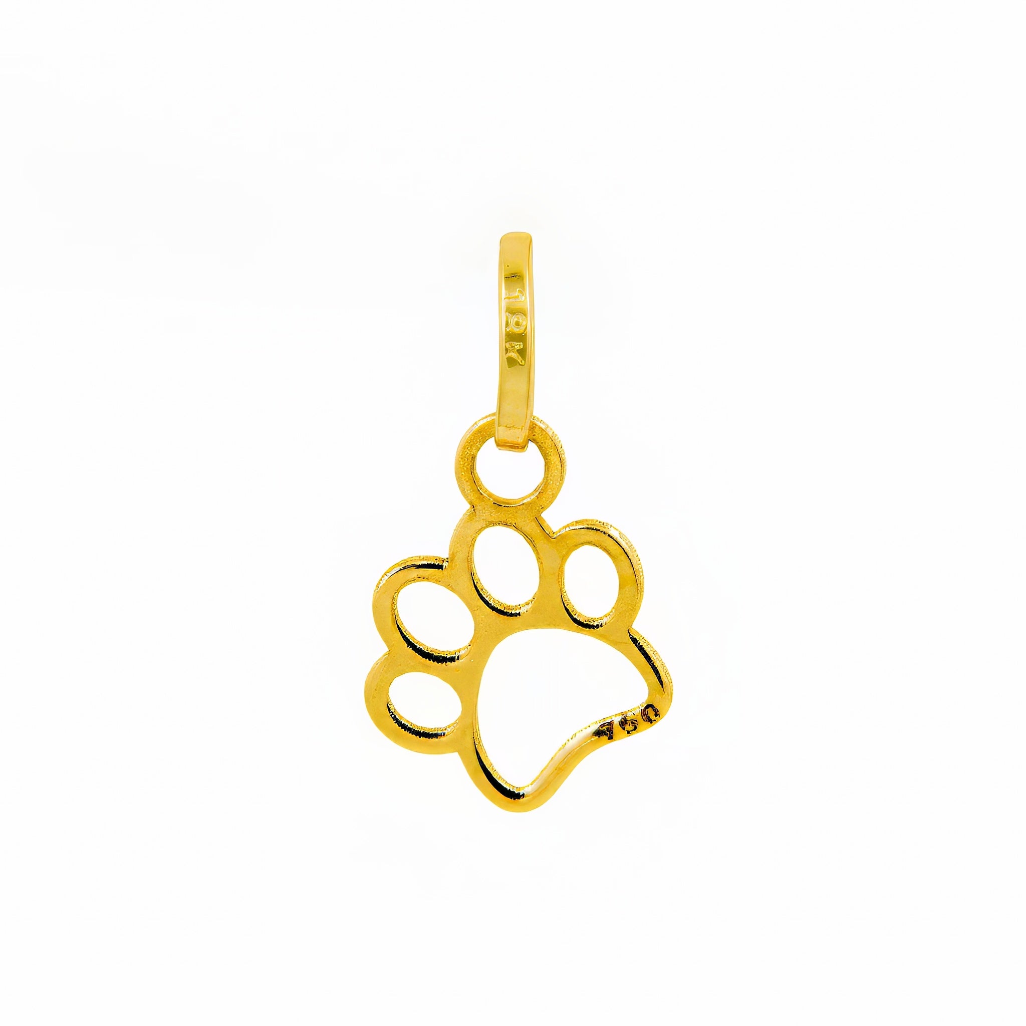 Pingente pata de cachorro ouro 18k