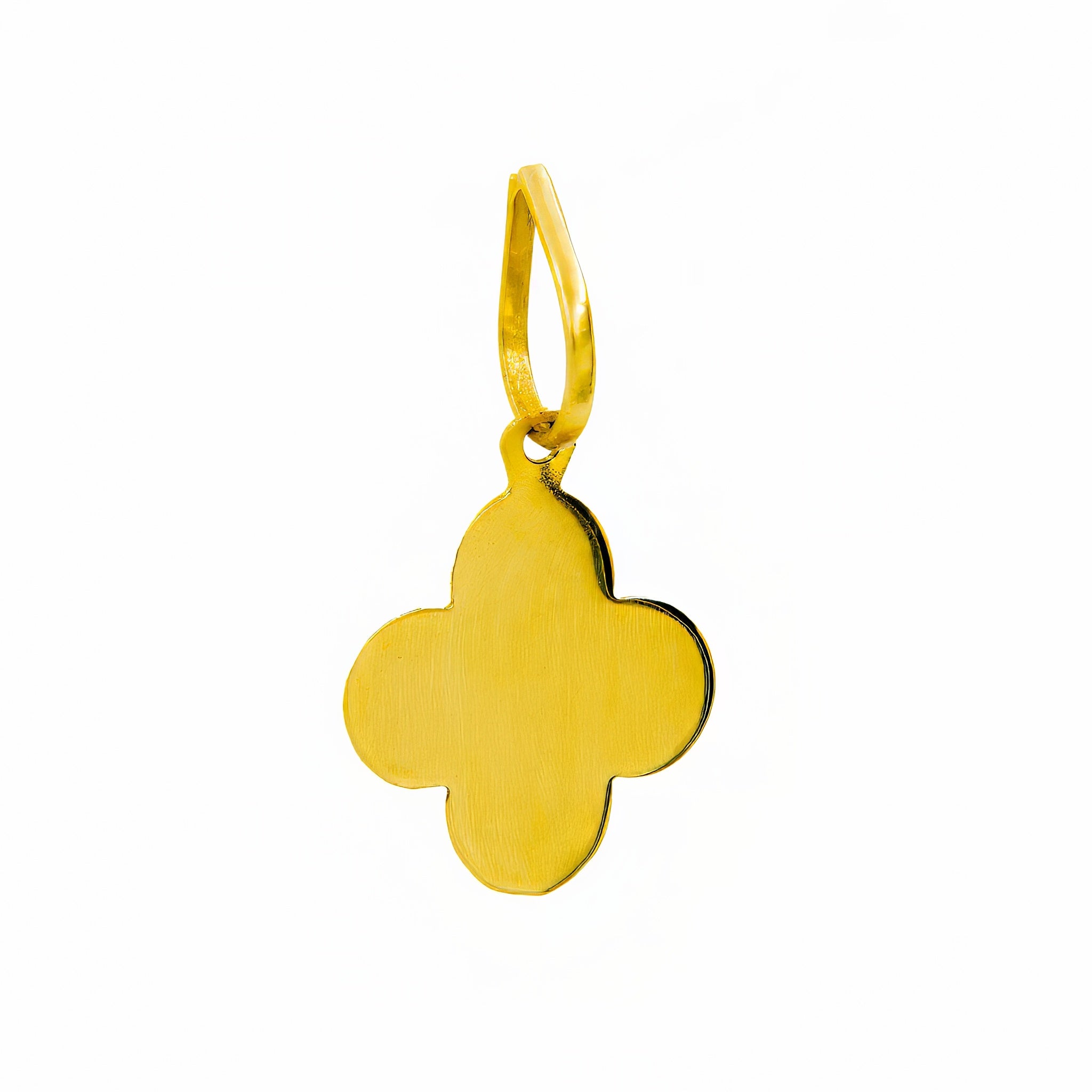 Pingente trevo ouro 18k