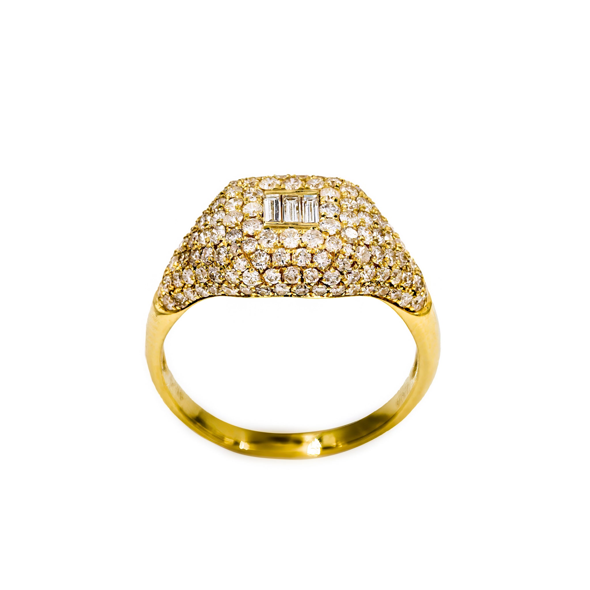 Anel Magnific de diamante e ouro 18k