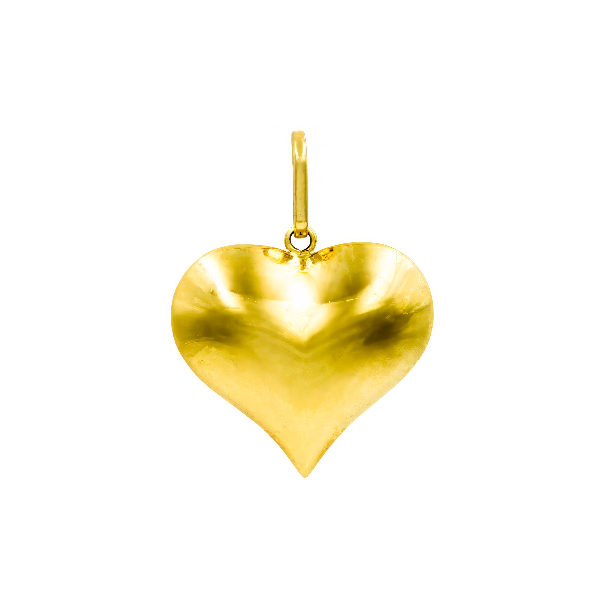 Pingente coração ouro 18k