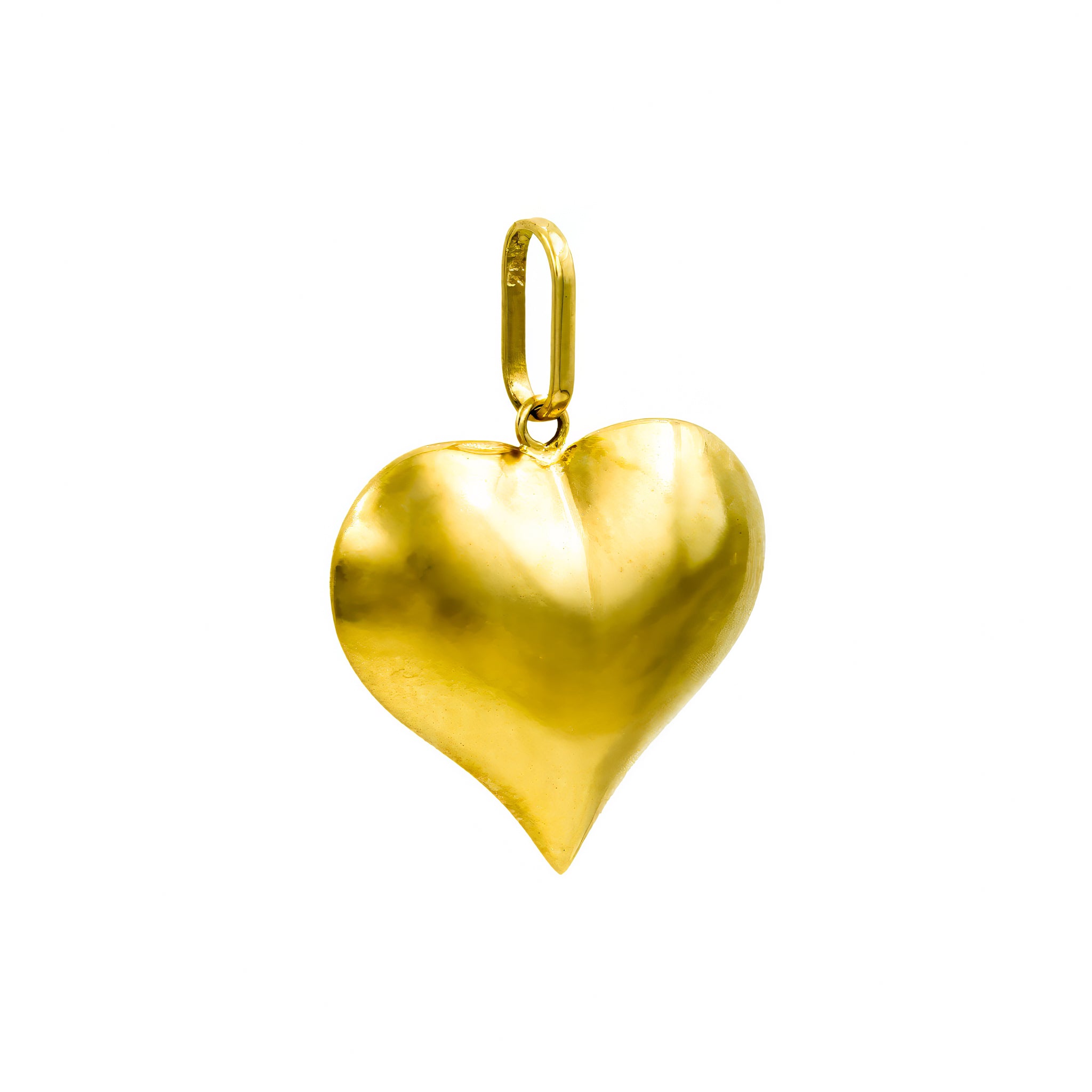 Pingente coração ouro 18k
