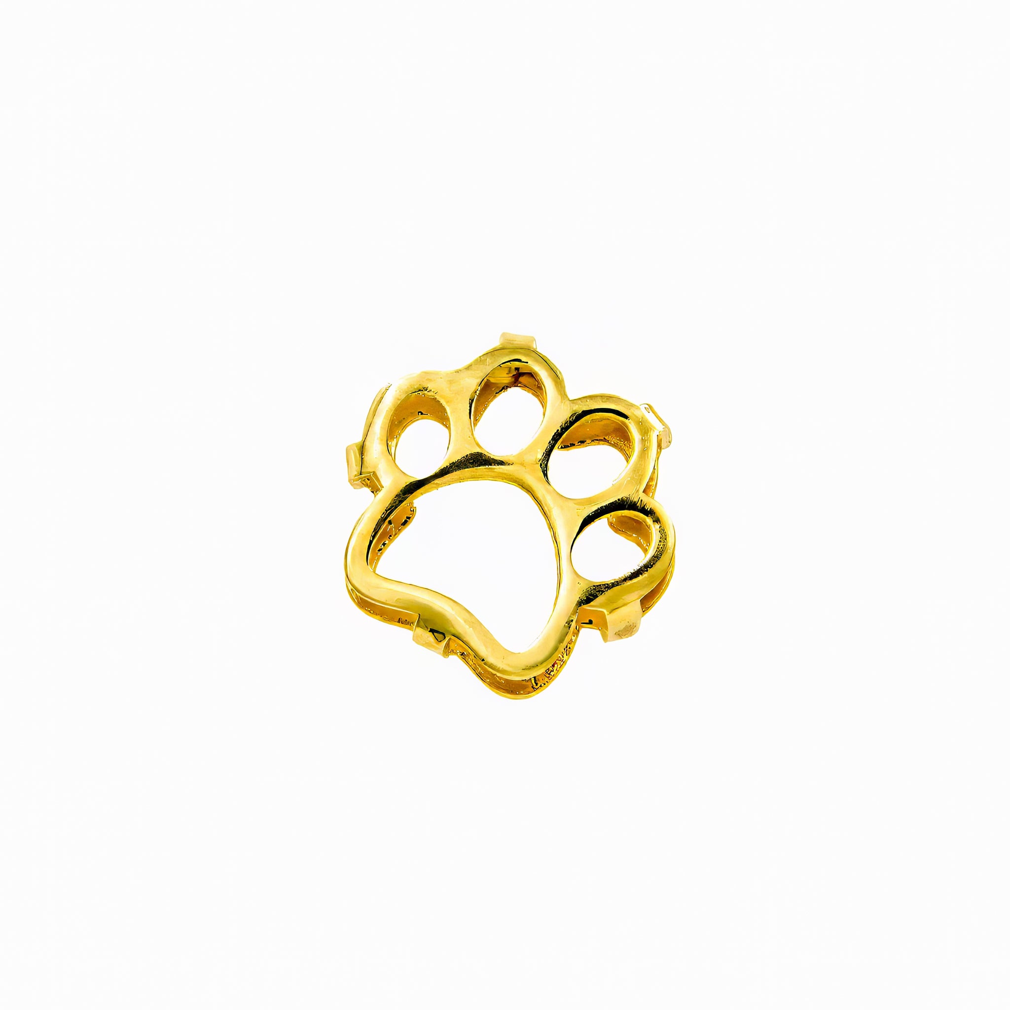 Pingente pata de cachorro ouro 18k