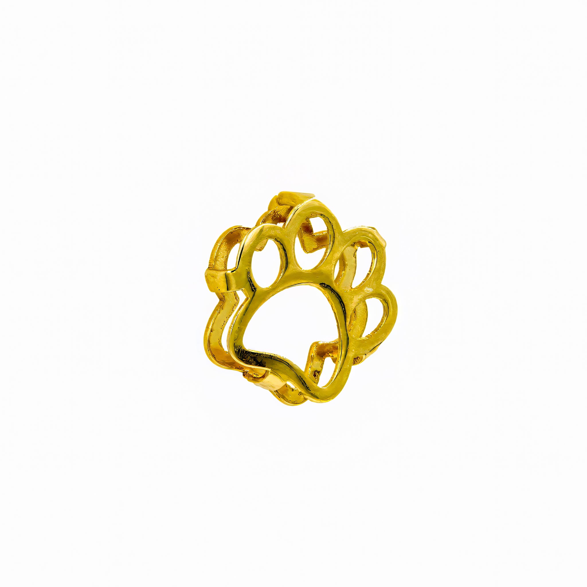 Pingente pata de cachorro ouro 18k