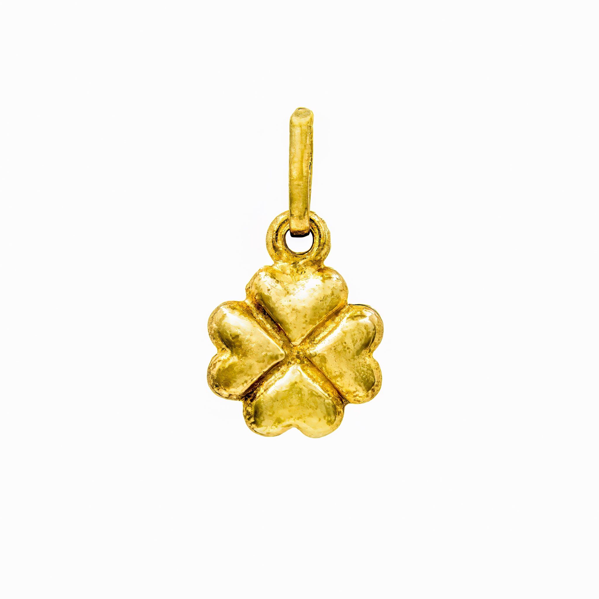 Pingente trevo potente ouro 18k