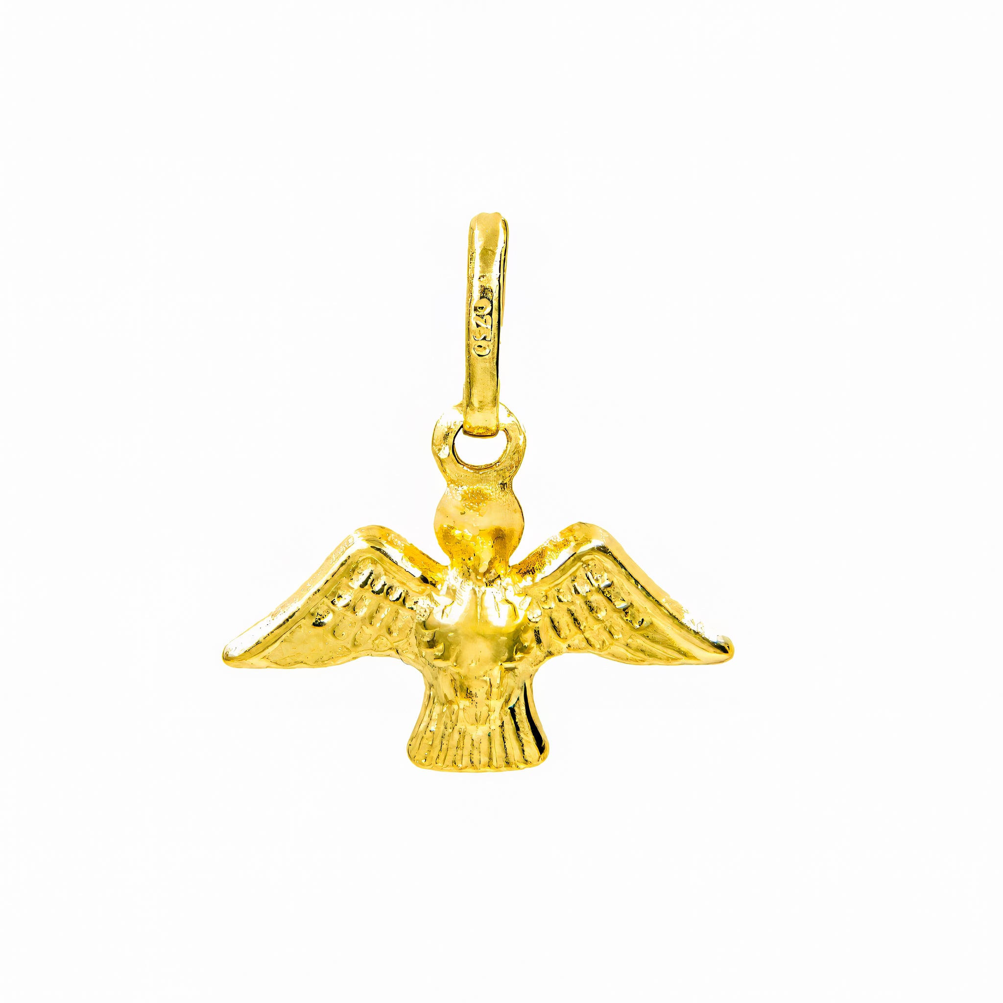 Pingente mini espírito santo ouro 18k