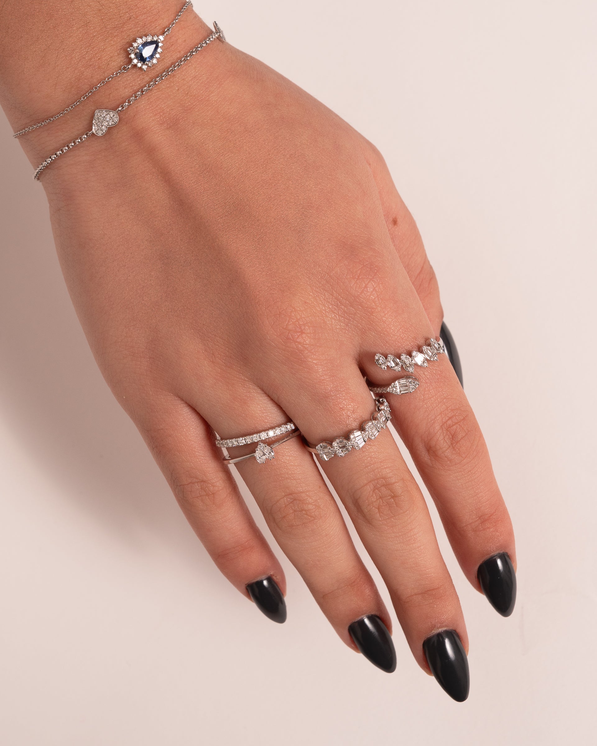 Anel diamante e ouro 18k