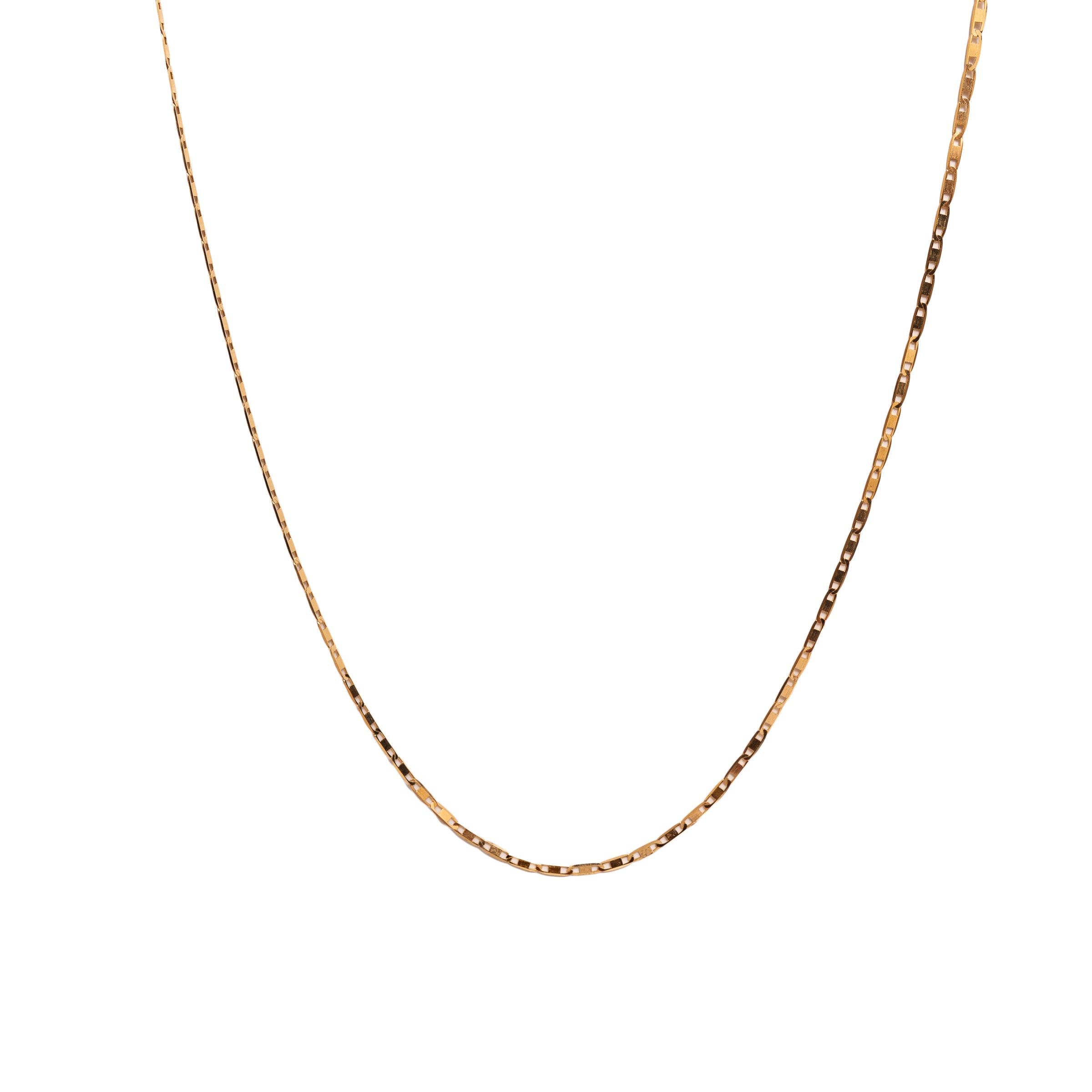 Corrente masculina Piastrine ouro 18k