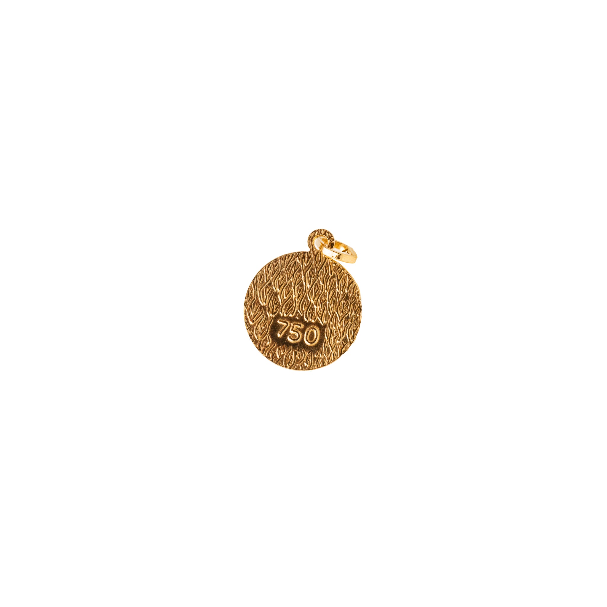 Pingente Medalha de Batismo Ouro 18k