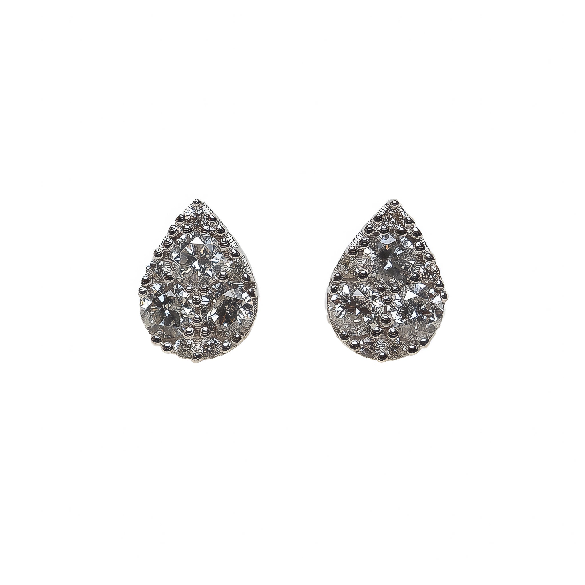 Brinco Delicat Gota Diamante e Ouro 18k