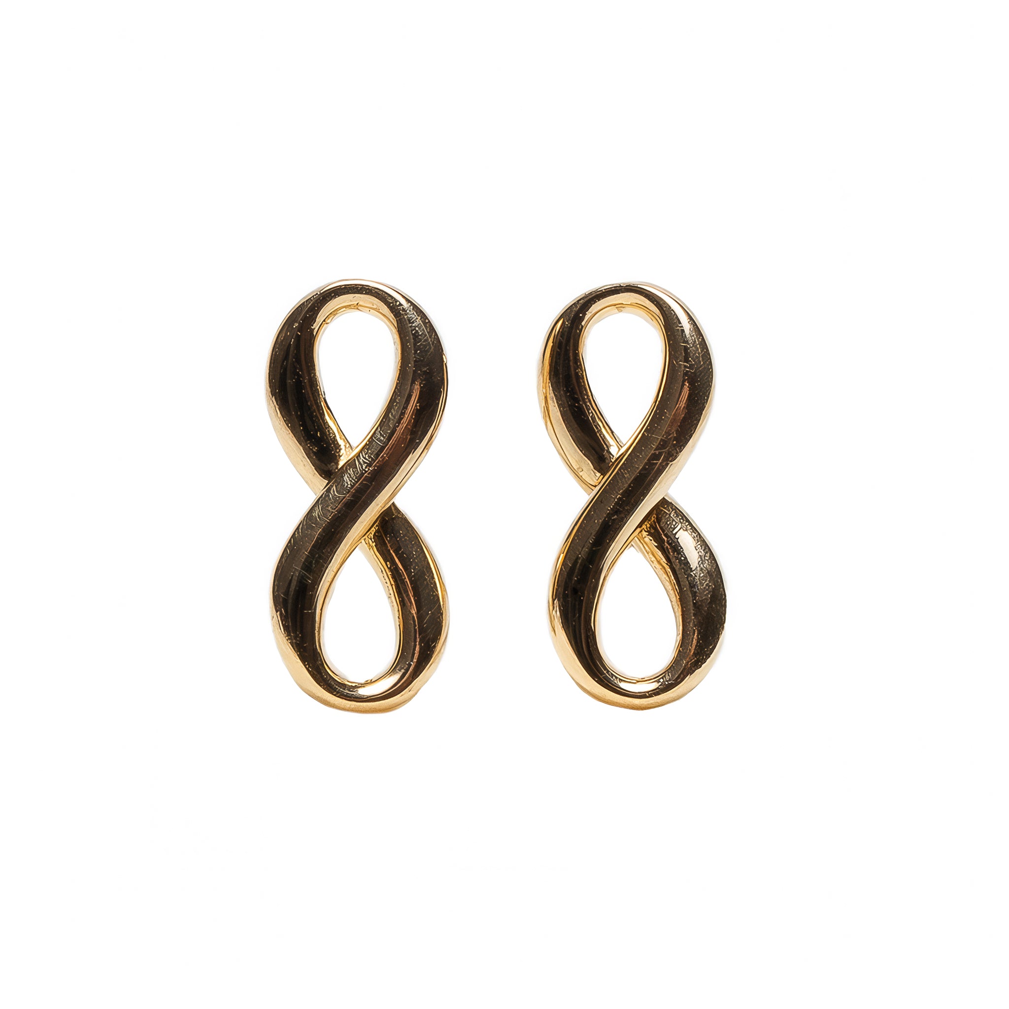 Brinco Infinito Delicado Ouro 18k