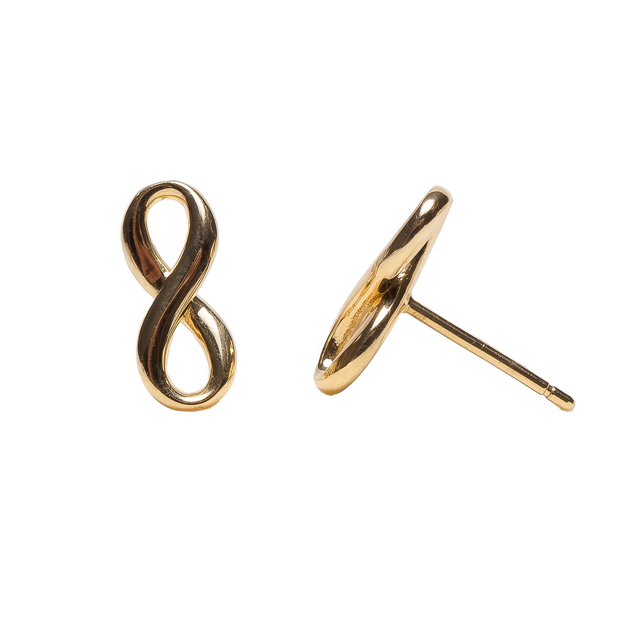 Brinco Infinito Delicado Ouro 18k
