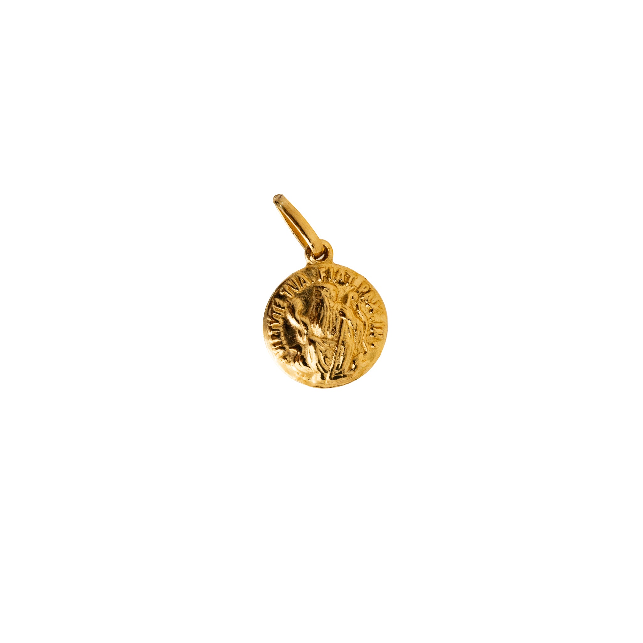 Pingente Medalha de São Bento Ouro 18k