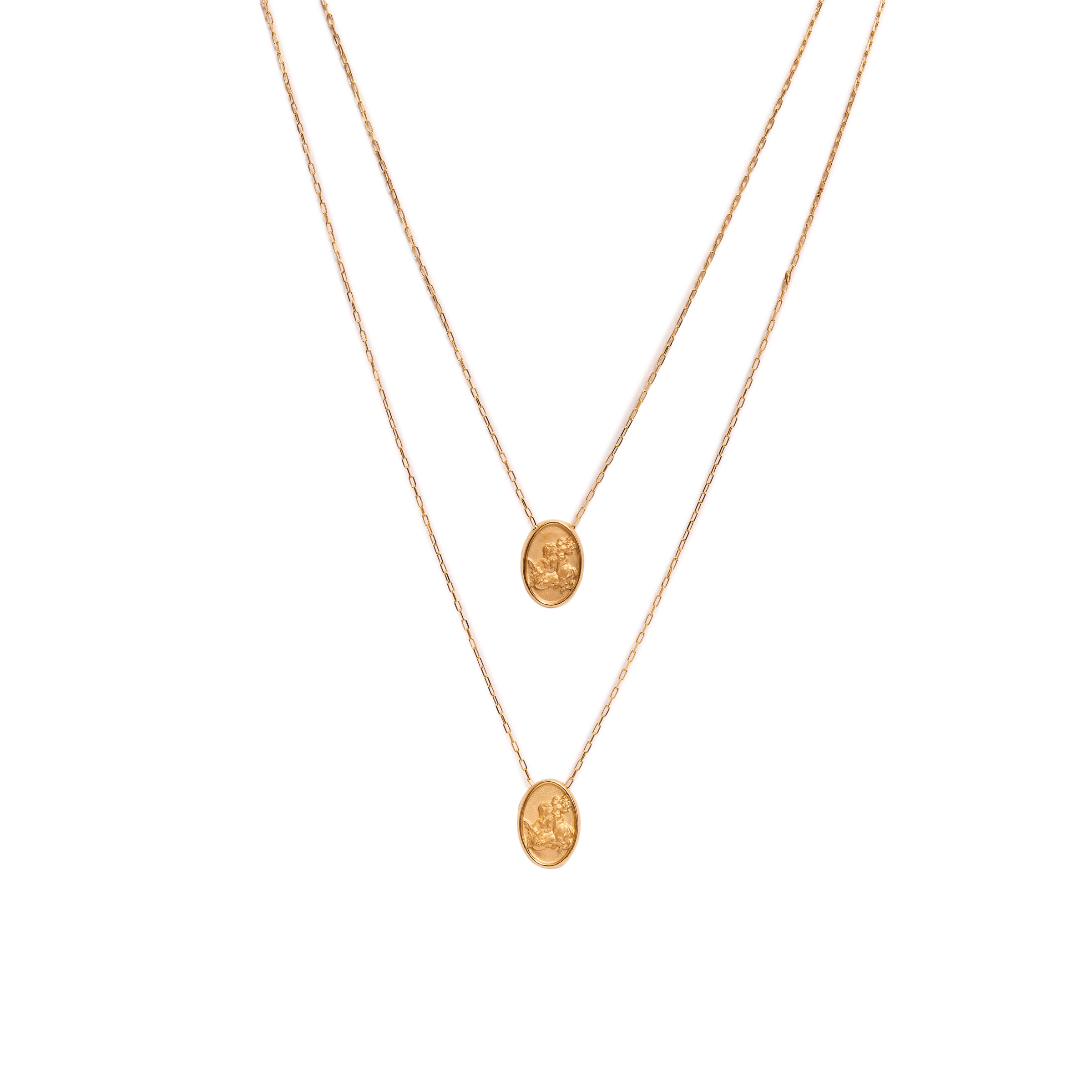 Escapulário São Jorge ouro 18k