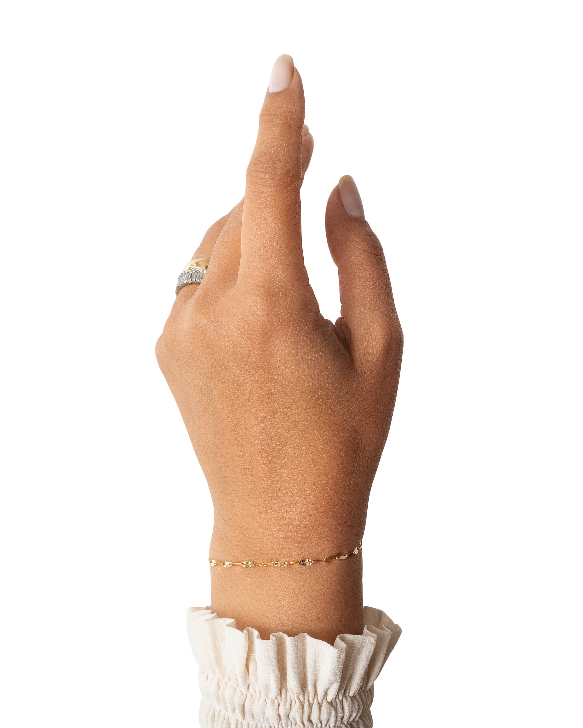 Pulseira romana ouro 18k