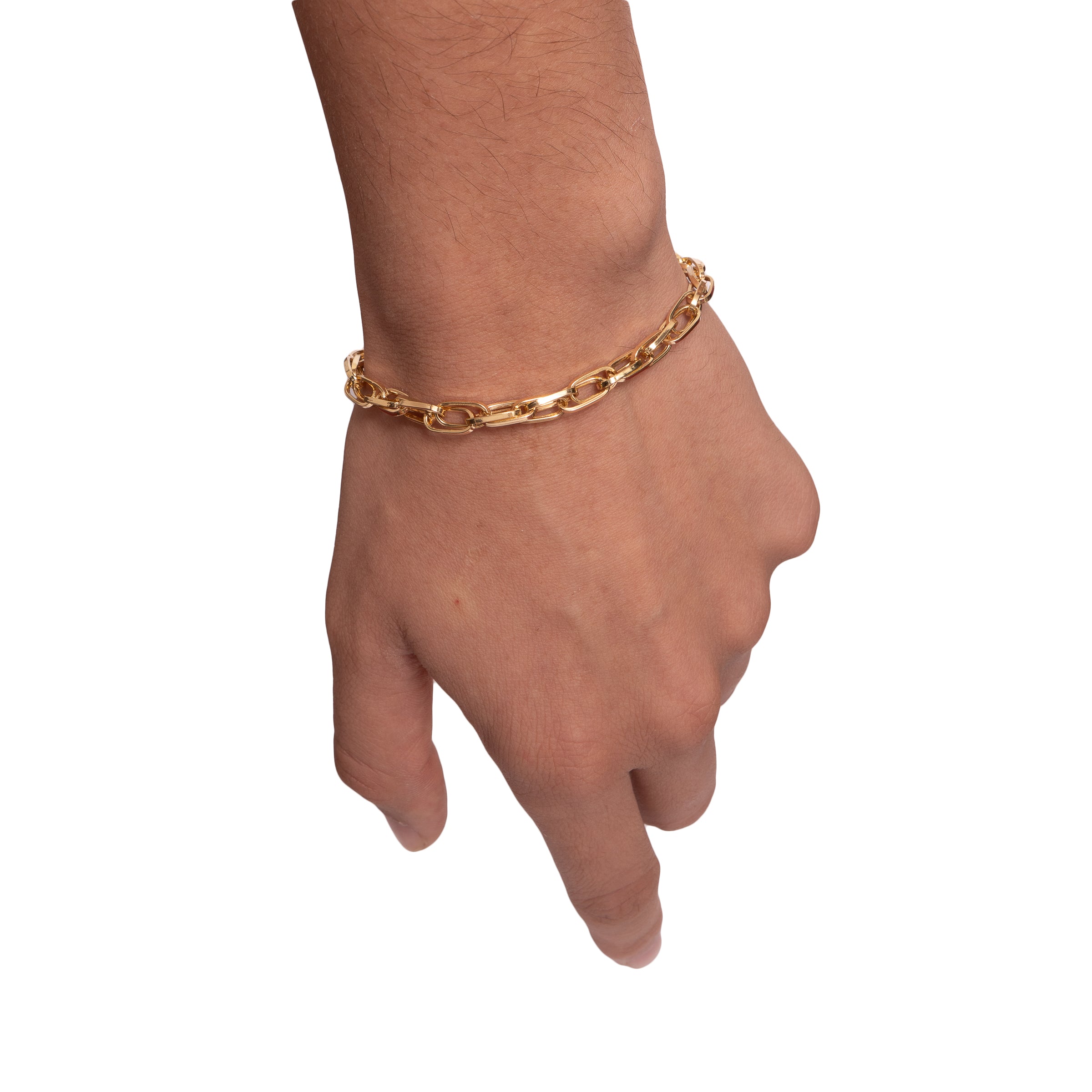 Pulseira masculina cartier ouro 18k